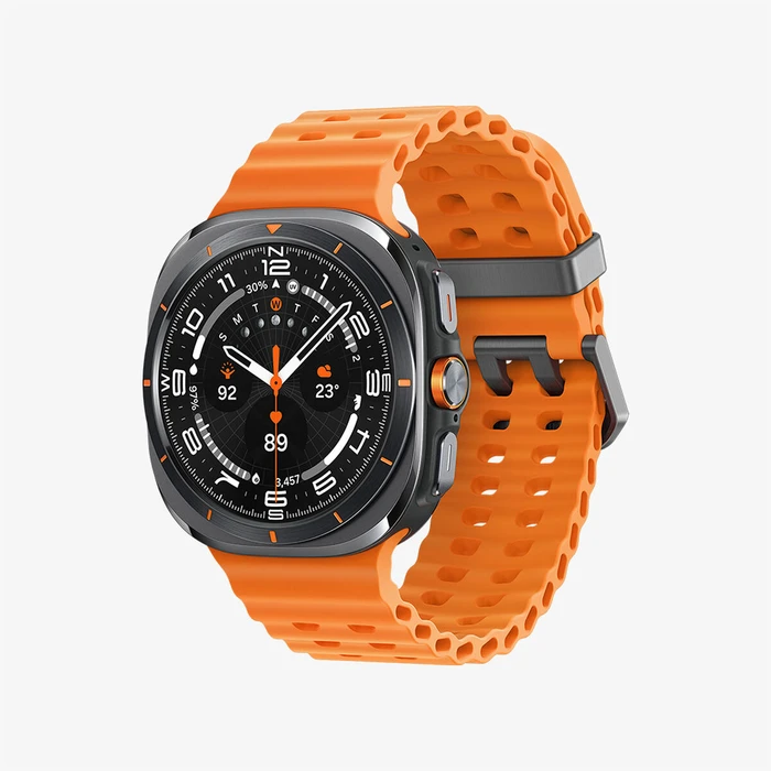 Samsung Galaxy Watch Ultra (2025) Titanium 47mm Αδιάβροχο με eSIM και Παλμογράφο (Γκρι)