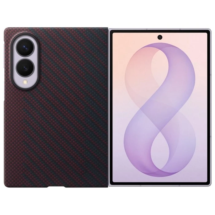Samsung Carbon Magnet Case για Galaxy Z Fold8 (Βιολετί)