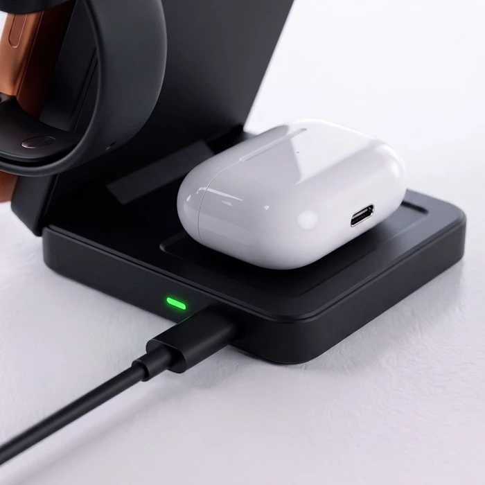 Tech-Protect A56 3in1 Magnetic MagSafe Wireless Charger 25W Qi2.2 Black