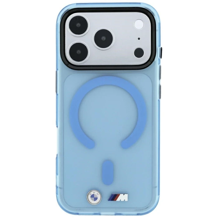 BMW M IML Frosted Metal Logo & Trims MagSafe Apple iPhone 18 Pro Max / 17 Pro Max blue