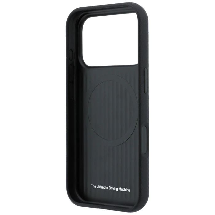 BMW M Quadrille Kevlar Tricolor & Metal Logo MagSafe Apple iPhone 18 Pro / 17 Pro black