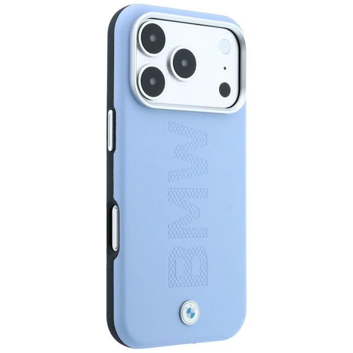 BMW Sign Centered Deboss MagSafe Apple iPhone 18 Pro / 17 Pro blue