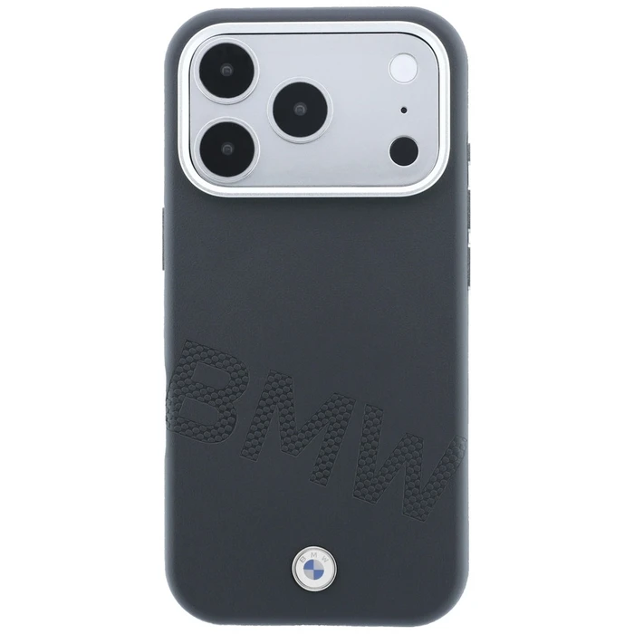 BMW Sign Inclined Deboss Letters MagSafe Apple iPhone 18 Pro / 17 Pro grey