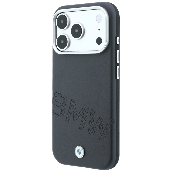 BMW Sign Inclined Deboss Letters MagSafe Apple iPhone 18 Pro Max / 17 Pro Max grey