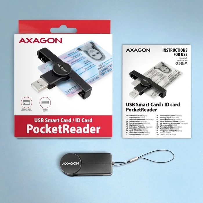 Card Reader Axagon Cre-Smpa Usb 