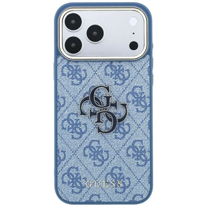 Guess 4G & Big Resin Logo Apple iPhone 18 Pro / 17 Pro light blue