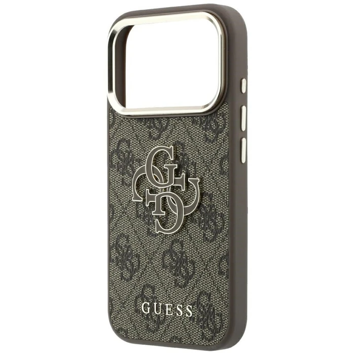 Guess 4G & Big Resin Logo Apple iPhone 18 Pro Max / 17 Pro Max brown