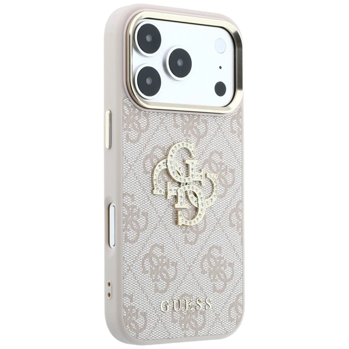 Guess 4G & Big Strass Logo Apple iPhone 18 Pro / 17 Pro pink