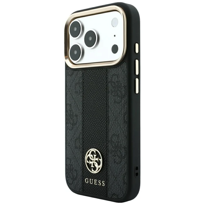 Guess 4G with Stripe Round and Classic Logos MagSafe Apple iPhone 18 Pro / 17 Pro black