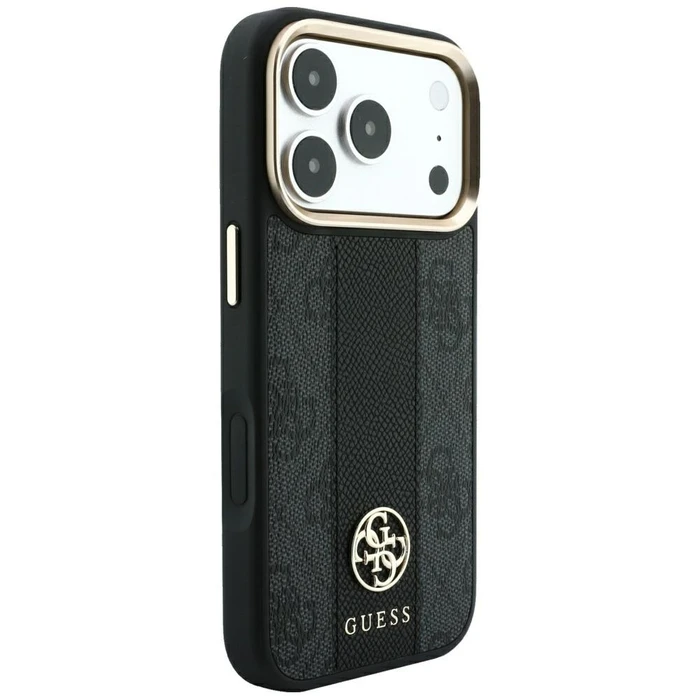 Guess 4G with Stripe Round and Classic Logos MagSafe Apple iPhone 18 Pro / 17 Pro black