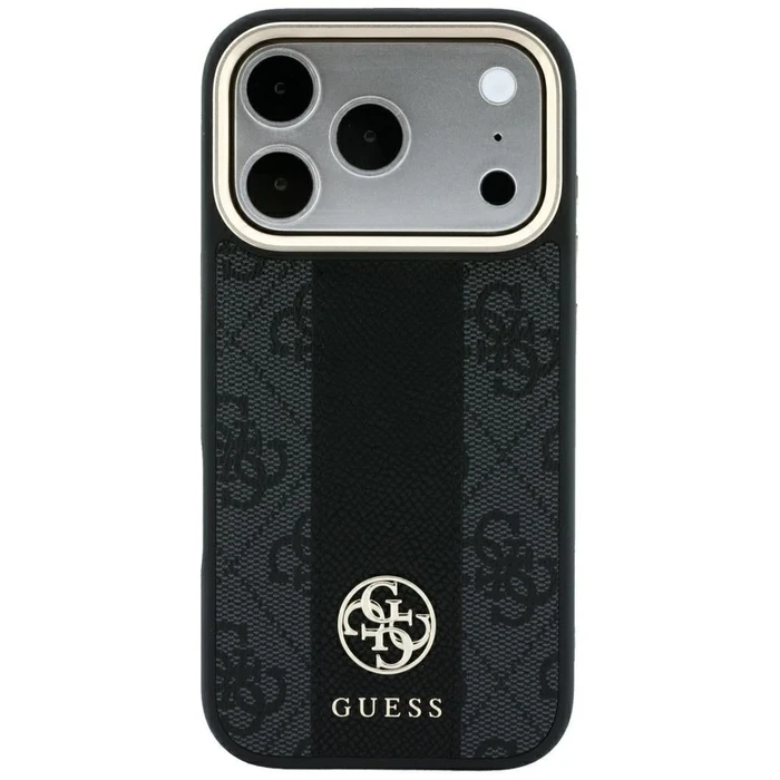 Guess 4G with Stripe Round and Classic Logos MagSafe Apple iPhone 18 Pro Max / 17 Pro Max black