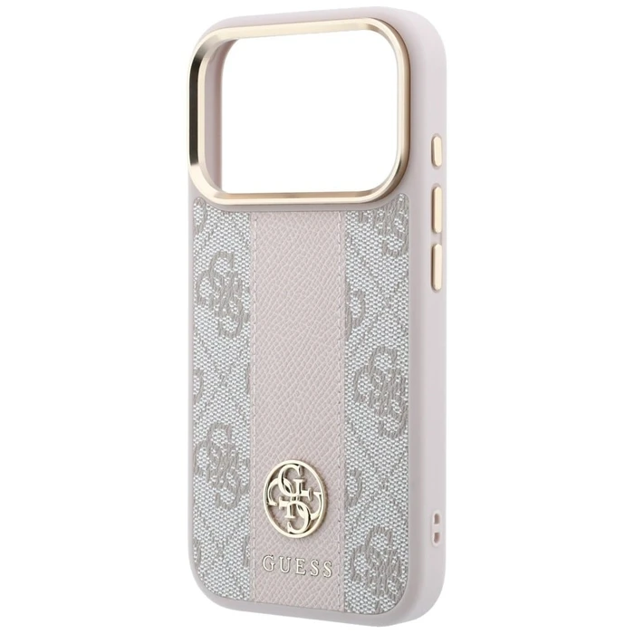 Guess 4G with Stripe Round and Classic Logos MagSafe Apple iPhone 18 Pro Max / 17 Pro Max pink