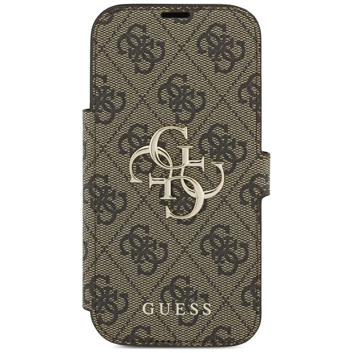 Guess Book 4G Metal Logo Apple iPhone 18 Pro / 17 Pro brown