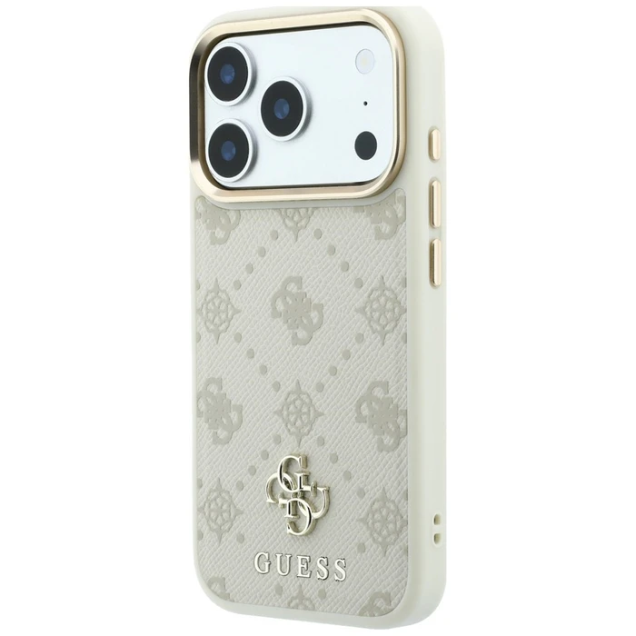 Guess Peony 4G Small Logo MagSafe Apple iPhone 18 Pro / 17 Pro beige