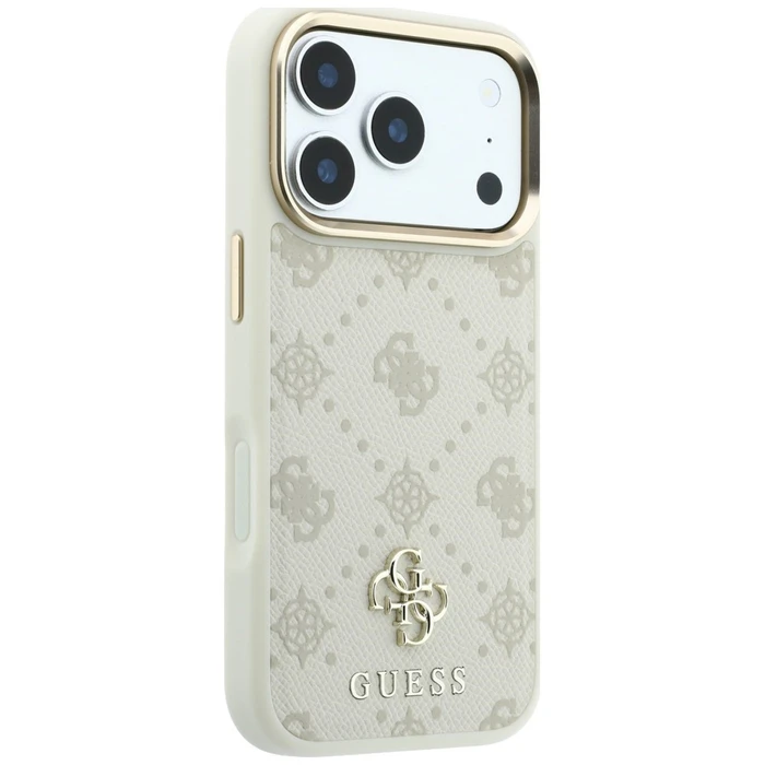 Guess Peony 4G Small Logo MagSafe Apple iPhone 18 Pro / 17 Pro beige