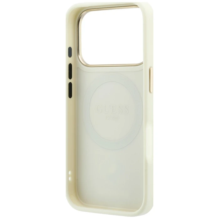 Guess Peony 4G Small Logo MagSafe Apple iPhone 18 Pro / 17 Pro beige