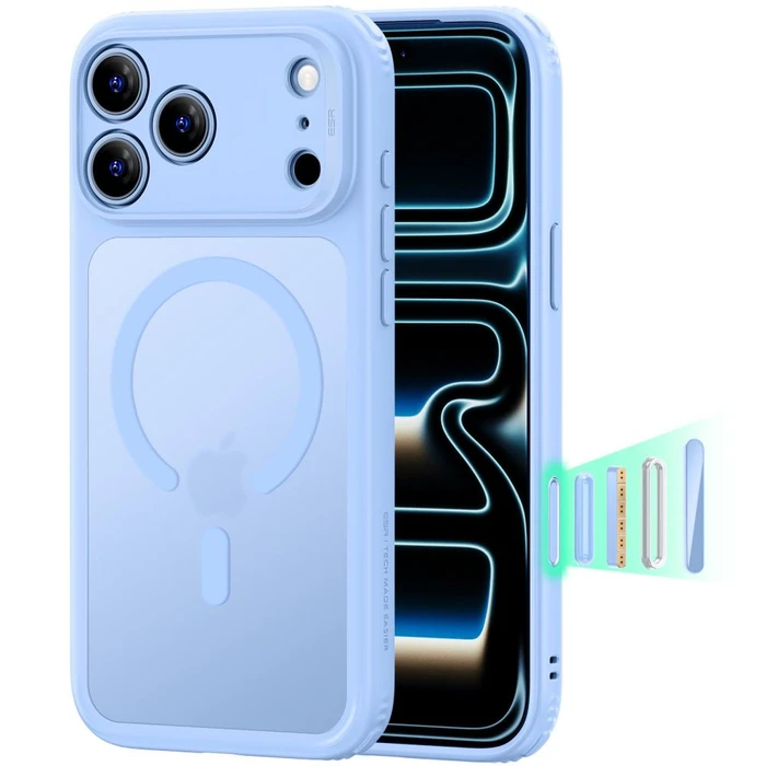 ESR Classic Hybrid MagSafe Apple iPhone 17 Pro / 18 Pro Frosted Light Blue
