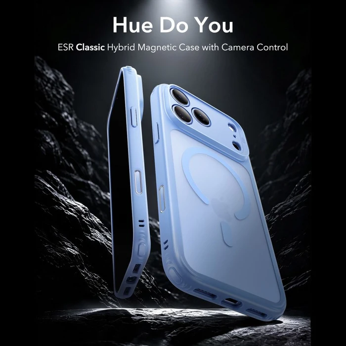 ESR Classic Hybrid MagSafe Apple iPhone 17 Pro Max / 18 Pro Max Frosted Light Blue