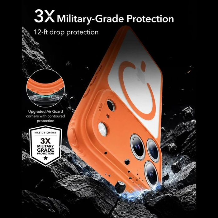 ESR Classic Hybrid MagSafe Apple iPhone 17 Pro Max / 18 Pro Max Frosted Orange