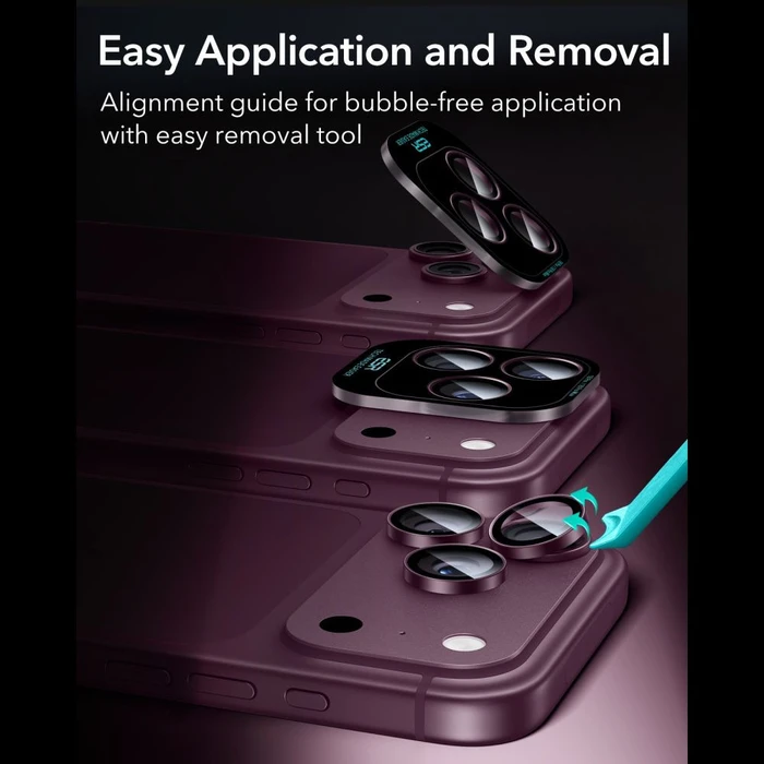 ESR Armorite Camera Protector Apple iPhone 18 Pro / 18 Pro Max Deep Burgundy