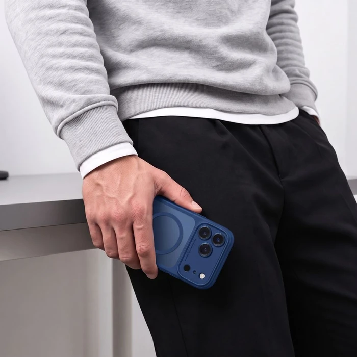 Tech-Protect MagPeak MagSafe CC Apple iPhone 17 Pro / 18 Pro Matte Deep Blue