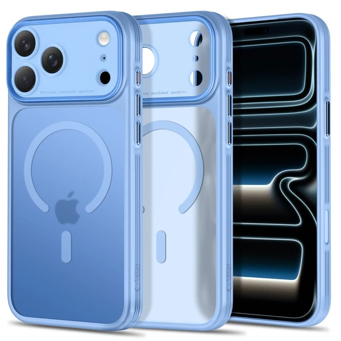 Tech-Protect MagPrime MagSafe CC Apple iPhone 17 Pro Max / 18 Pro Max Matte Light Blue
