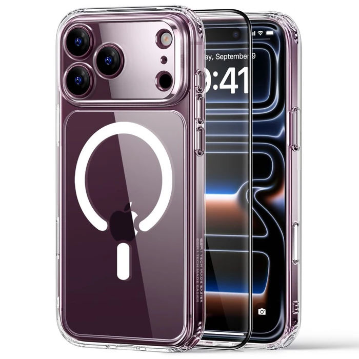 ESR Classic Hybrid MagSafe & Tempered Glass Apple iPhone 17 Pro Max / 18 Pro Max Clear
