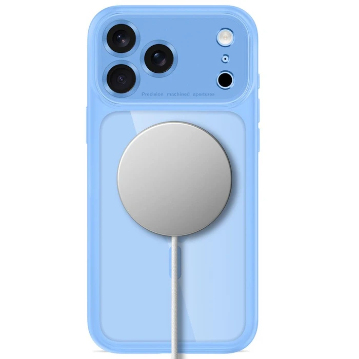Tech-Protect MagPeak MagSafe CC Apple iPhone 17 Pro / 18 Pro Light Blue/clear
