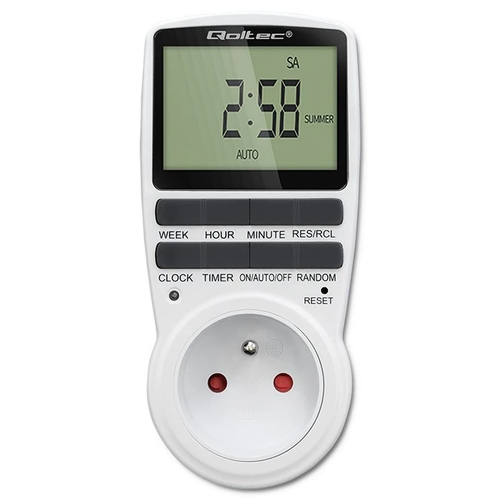 Χρονοδιακόπτης Ράγας Qoltec Electronic timer PC0628 with LCD