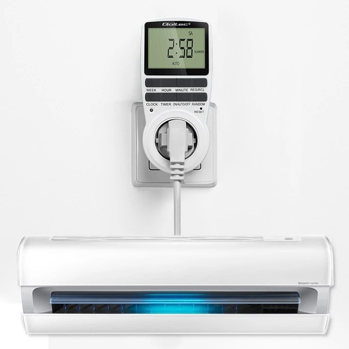 Χρονοδιακόπτης Ράγας Qoltec Electronic timer PC0628 with LCD