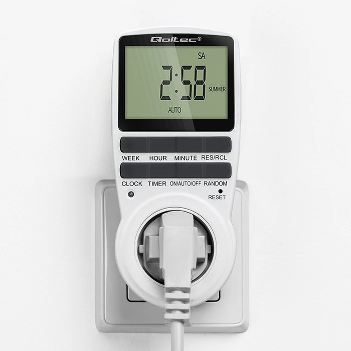 Χρονοδιακόπτης Ράγας Qoltec Electronic timer PC0628 with LCD