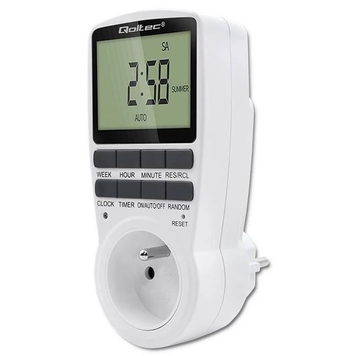 Χρονοδιακόπτης Ράγας Qoltec Electronic timer PC0628 with LCD