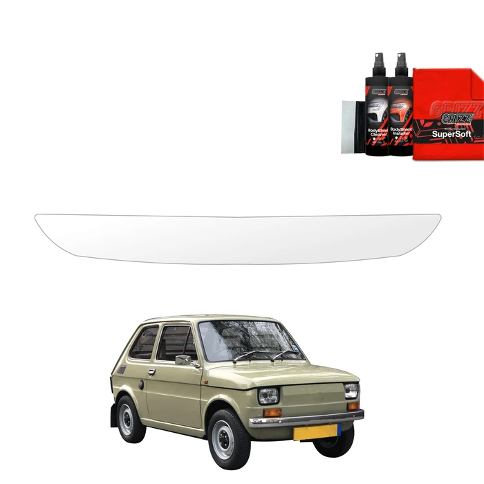 GrizzGlass BodyShield Hood Protective Film Fiat 126P (1972-2000)