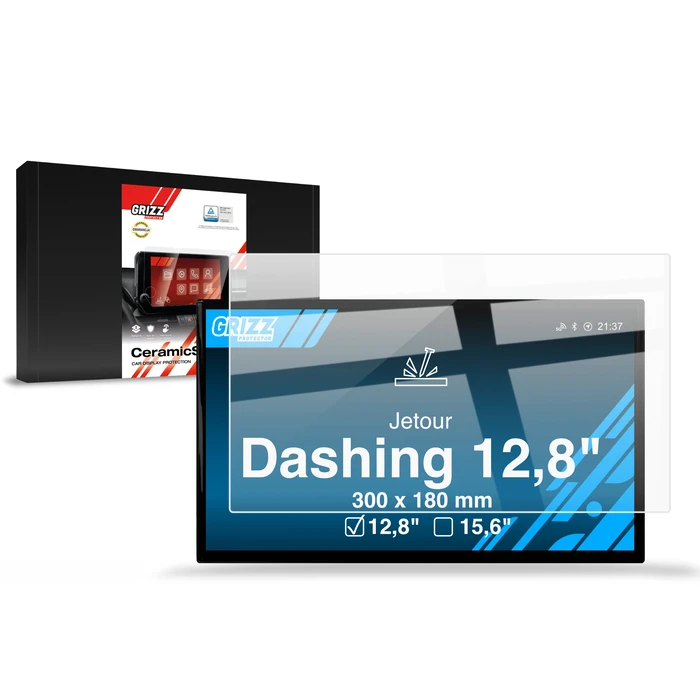Ceramic GrizzGlass CarDisplay Protection Jetour Dashing 12,8" (2025-2026)