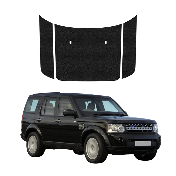 GrizzGlass HeavyDuty Black Hood Protective Film Land Rover Discovery 4 (2009-2017) [3in1]