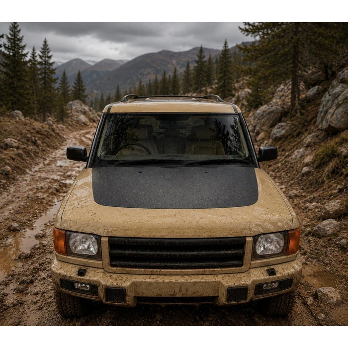 GrizzGlass HeavyDuty Black Hood Protective Film Land Rover Discovery 4 (2009-2017) [3in1]