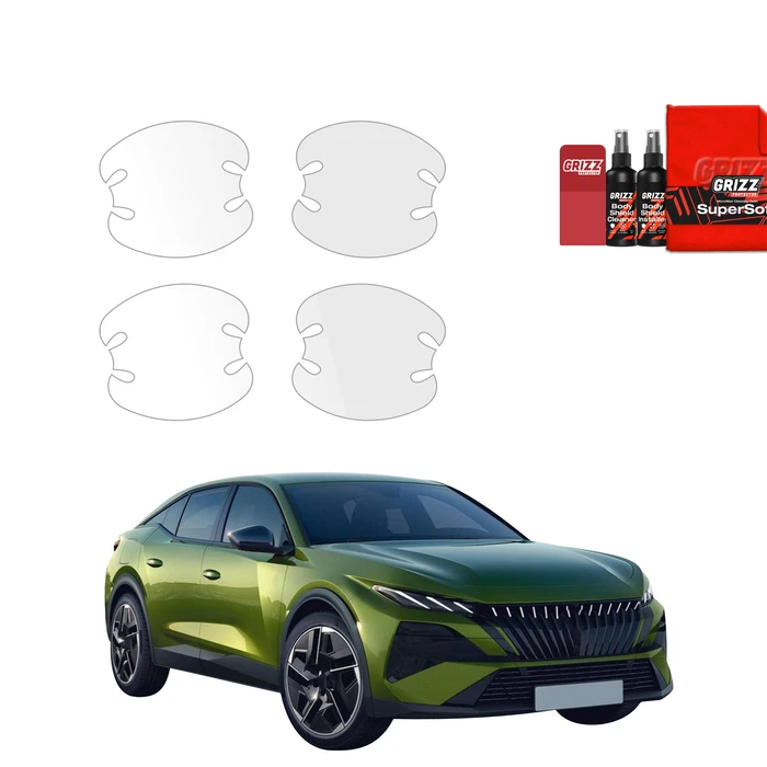 GrizzGlass BodyShield Door Handle Protective Film Peugeot 408 GT (2026) [4in1]