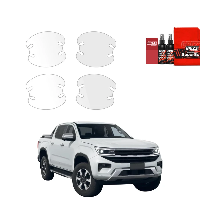 GrizzGlass BodyShield Door Handle Protective Film Volkswagen Amarok (2023-2026) [4in1]