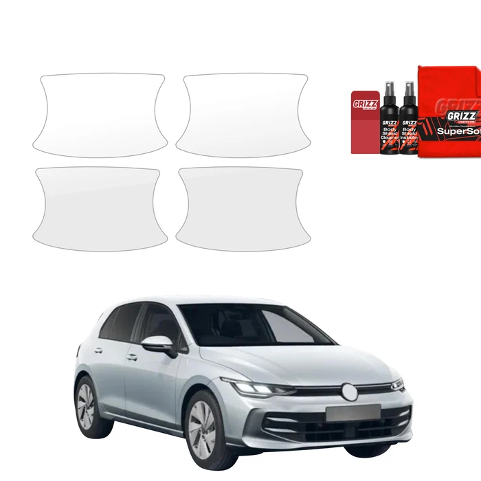 GrizzGlass BodyShield Door Handle Protective Film Volkswagen Golf 8 Variant (2024-2026) [4in1]