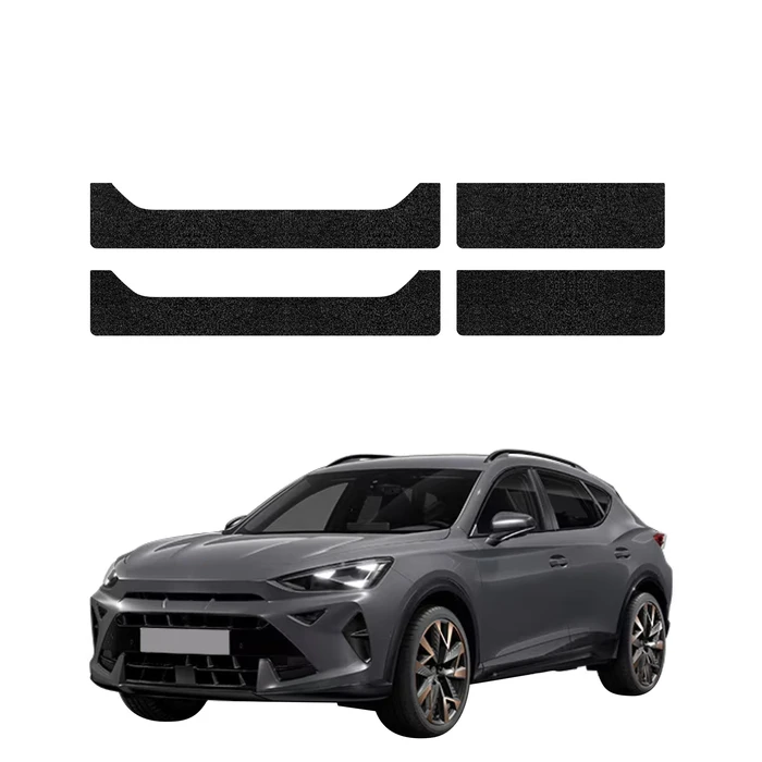 GrizzGlass HeavyDuty Black Door Sill Protective Film Cupra Formentor Facelift (2024-2026) [4in1]