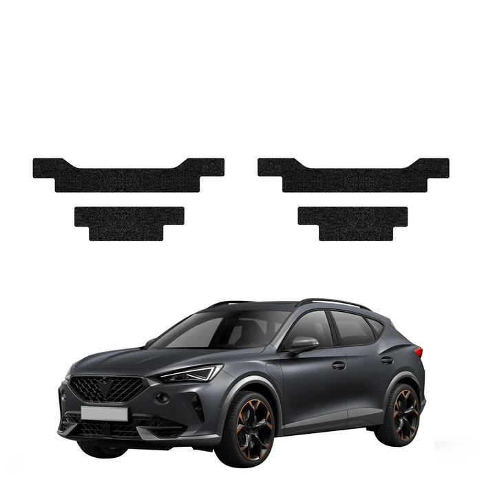 GrizzGlass HeavyDuty Black Door Sill Protective Film Cupra Formentor (2020-2024) [4in1]