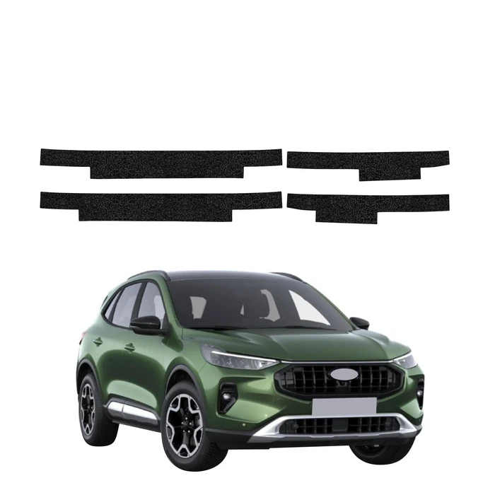 GrizzGlass HeavyDuty Black Door Sill Protective Film Ford Kuga Active Facelift (2024-2026) [4in1]