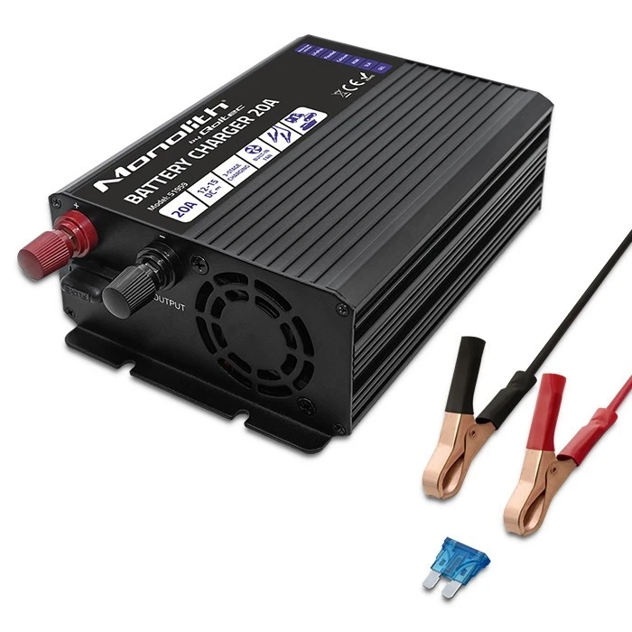 Φορτιστής Μπαταρίας Qoltec for LiFePO4 AGM GEL SLA batteries, 20A