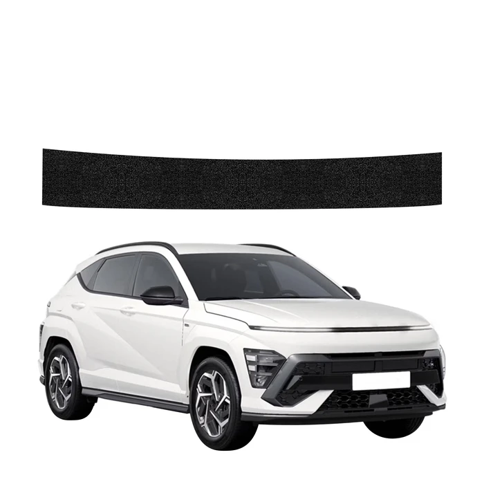 GrizzGlass HeavyDuty Black Trunk Sill Protective Film Hyundai Kona N-Line (2023-2026)