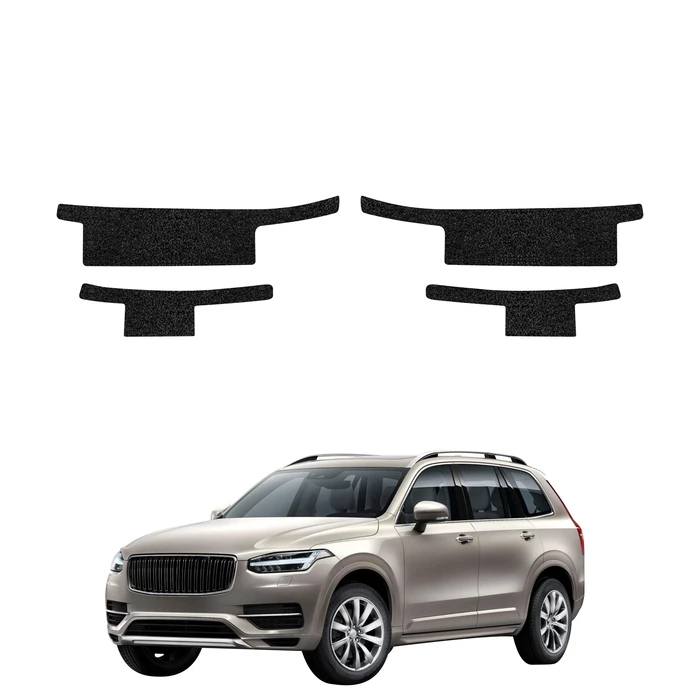 GrizzGlass HeavyDuty Black Door Sill Protective Film Volvo XC90 (2015-2020) [4in1]