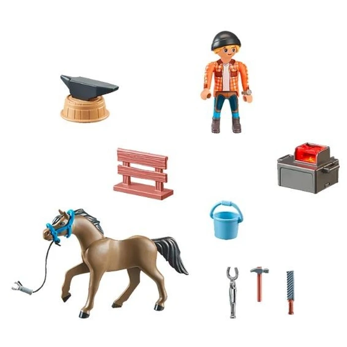 Playmobil Farrier Ben And Achilles