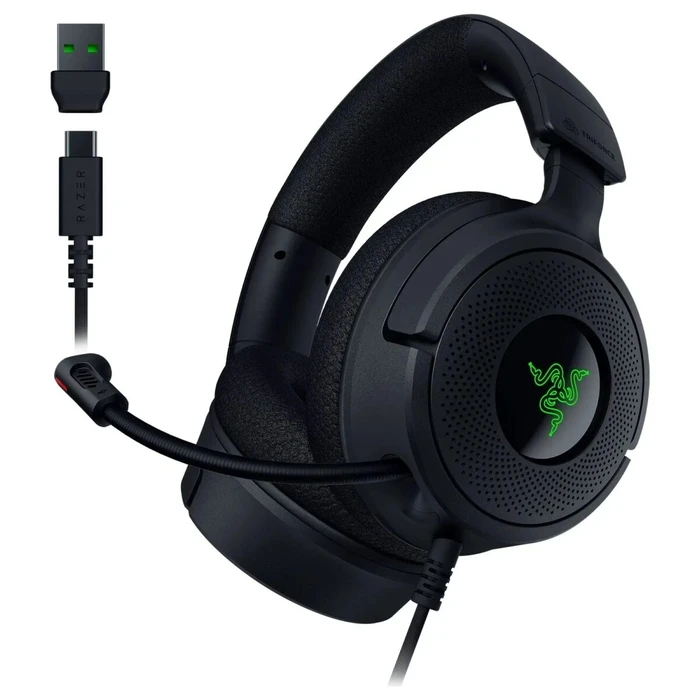 Gaming Headset Gaming Razer KRAKEN V4 X USB - RGB 7.1 - 40 mm Driver - PC/PS5/PS4