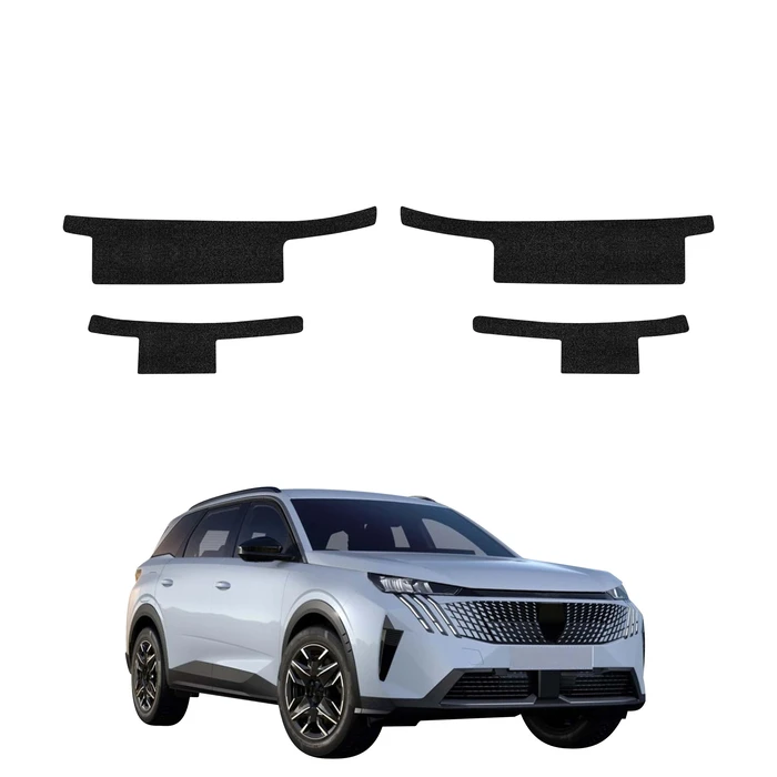 GrizzGlass HeavyDuty Black Door Sill Protective Film Peugeot 5008 (2025-2026) [4in1]