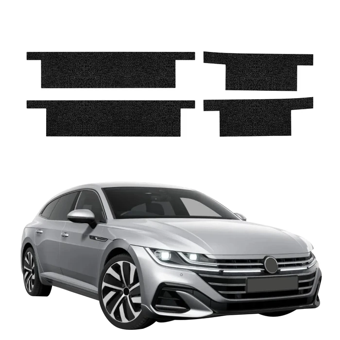 GrizzGlass HeavyDuty Black Door Sill Protective Film Volkswagen Arteon (2024-2025) [4in1]