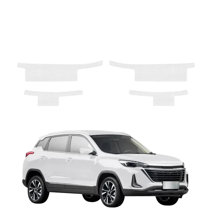 GrizzGlass HeavyDuty Clear Door Sill Protective Film BAIC BEIJING 3 (2023-2026) [4in1]